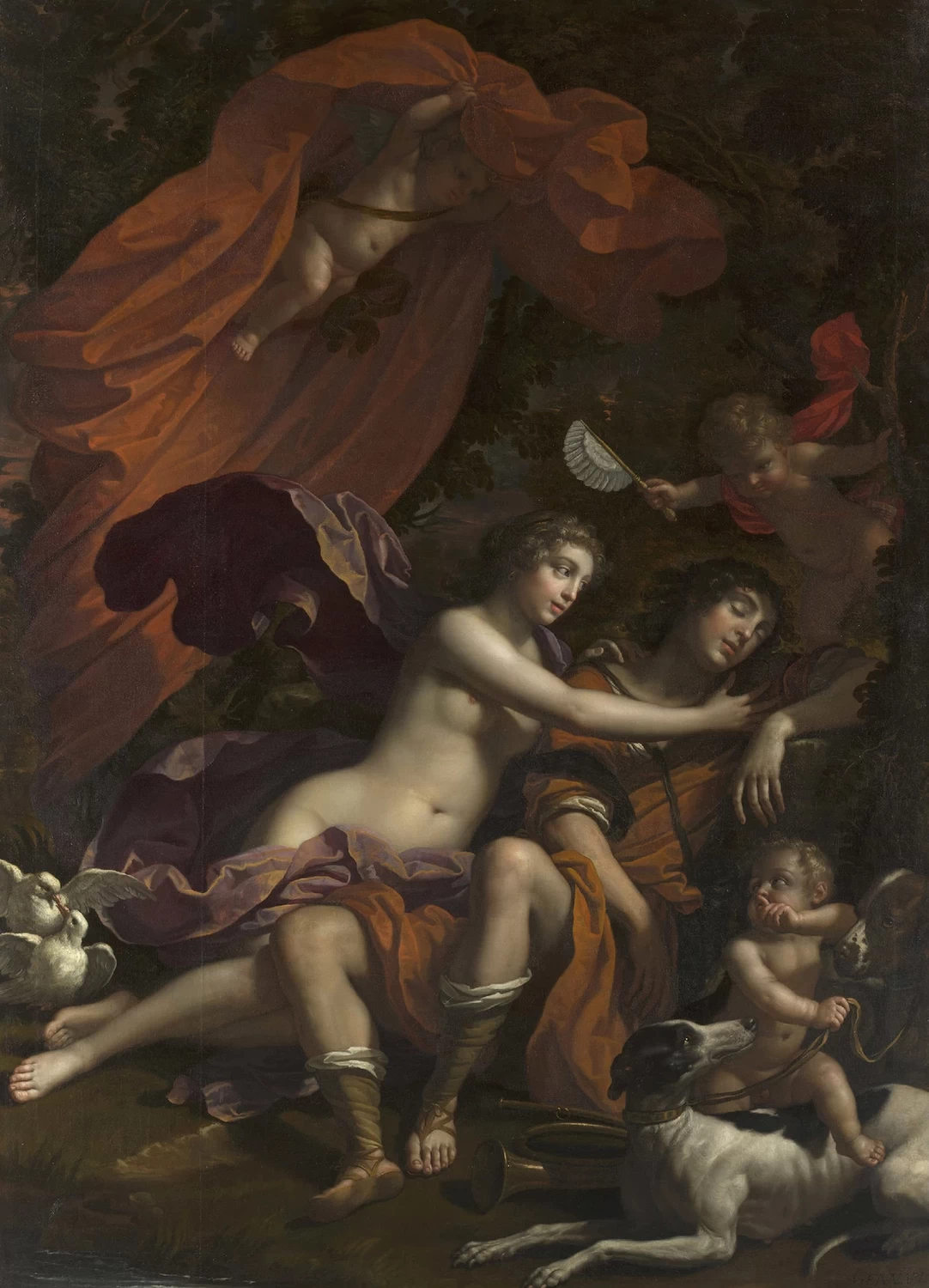 Venere e Adone dormiente - Royal Collection
